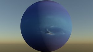 3D model Photorealistic Neptune 3D Model