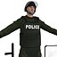 ОМОН Полиция 3 LOD2 Rigged
