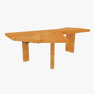 Ventaglio Clear Wood Table 3D model