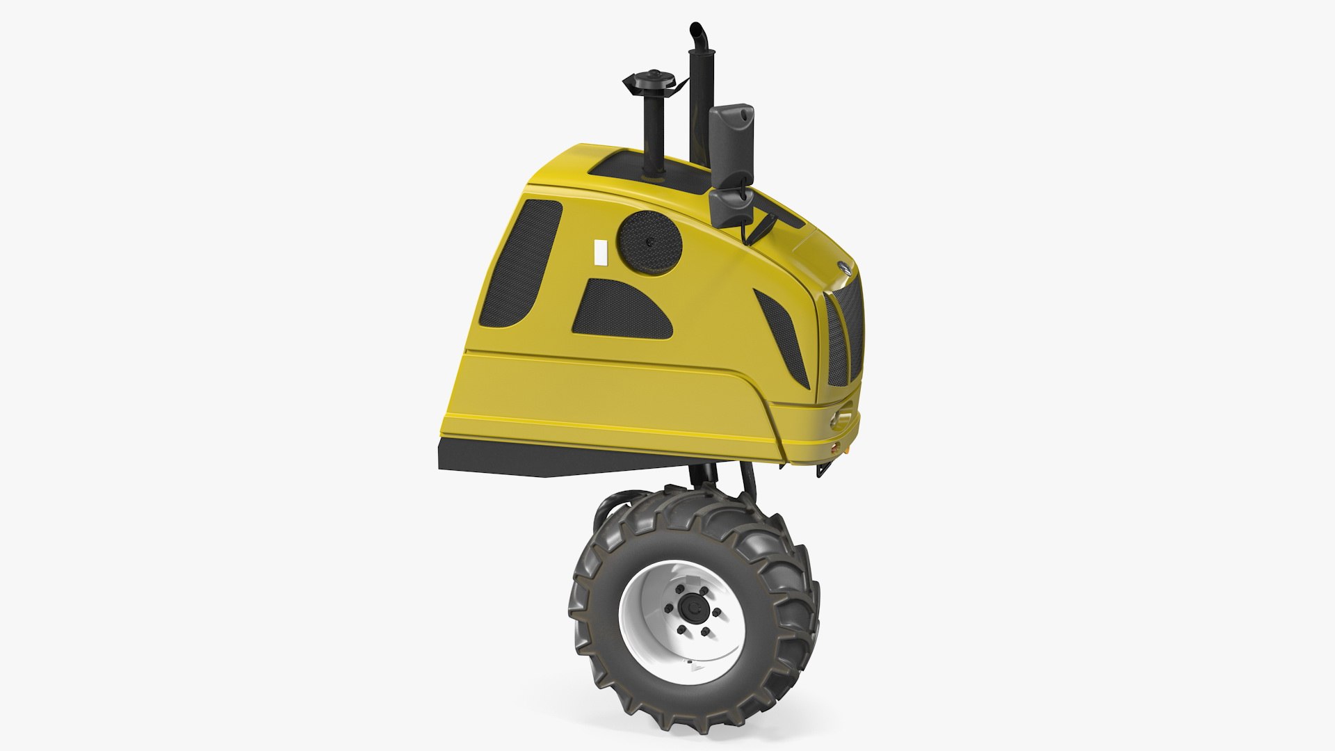 Harvester Vehicle Part 3D model preview