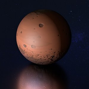 Planet Mars Cartoon