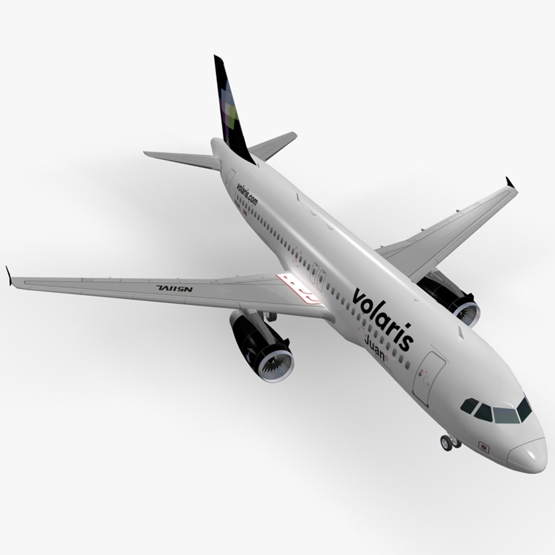 3D Airbus A320-232 Volaris Model - TurboSquid 1190573
