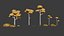 Stylized Forest Elements 3D model
