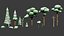 Stylized Forest Elements 3D model
