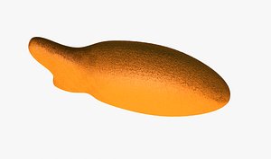 3D goldfish chip food