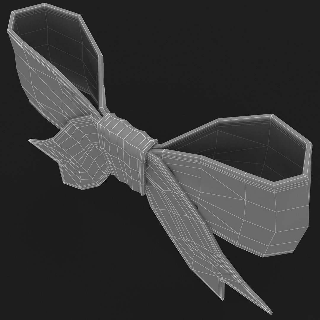 Realistic Ribbon Bow 3D Model - TurboSquid 1214964