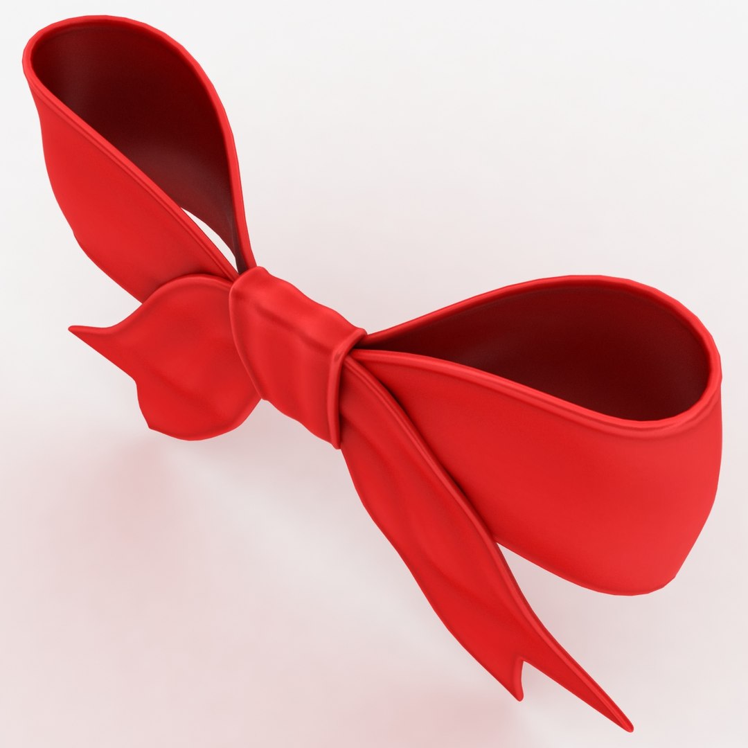 Realistic Ribbon Bow 3D Model - TurboSquid 1214964