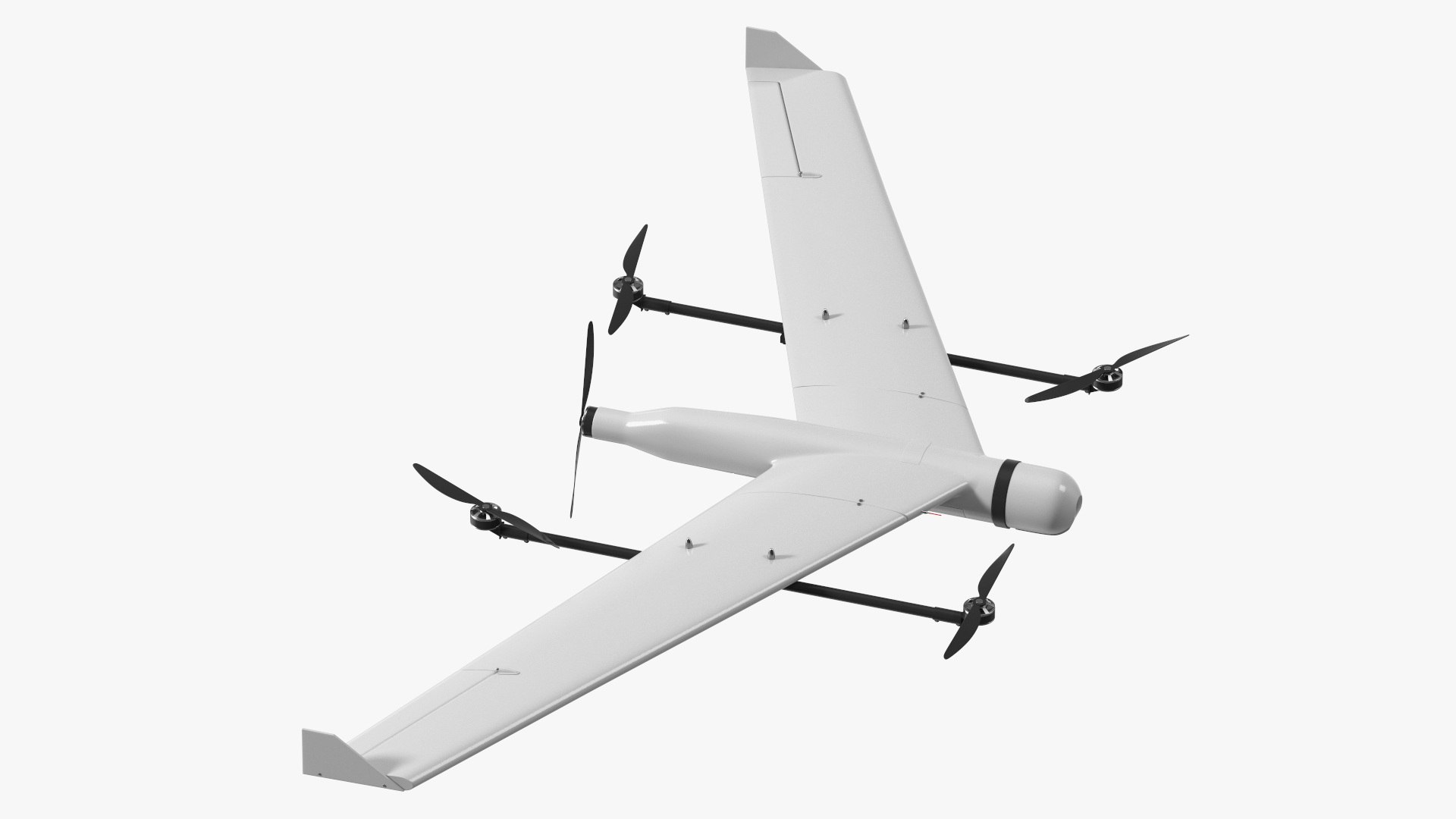 ZALA VTOL Unmanned Aerial Vehicle Rigged 3D model preview