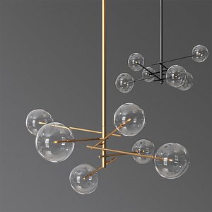3D model bolle gallotti chandelier
