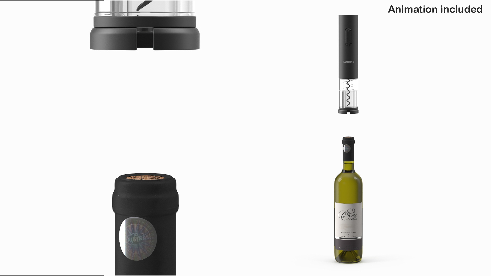 Wine Opener on Bottle Animated 3D model https://p.turbosquid.com/ts-thumb/OP/iFxBXh/NH/wine_opener_on_bottle_animated_361/jpg/1751888115/1920x1080/turn_fit_q99/2e372d335e1c543562a4fdf1d7029afcda96bd86/wine_opener_on_bottle_animated_361-1.jpg