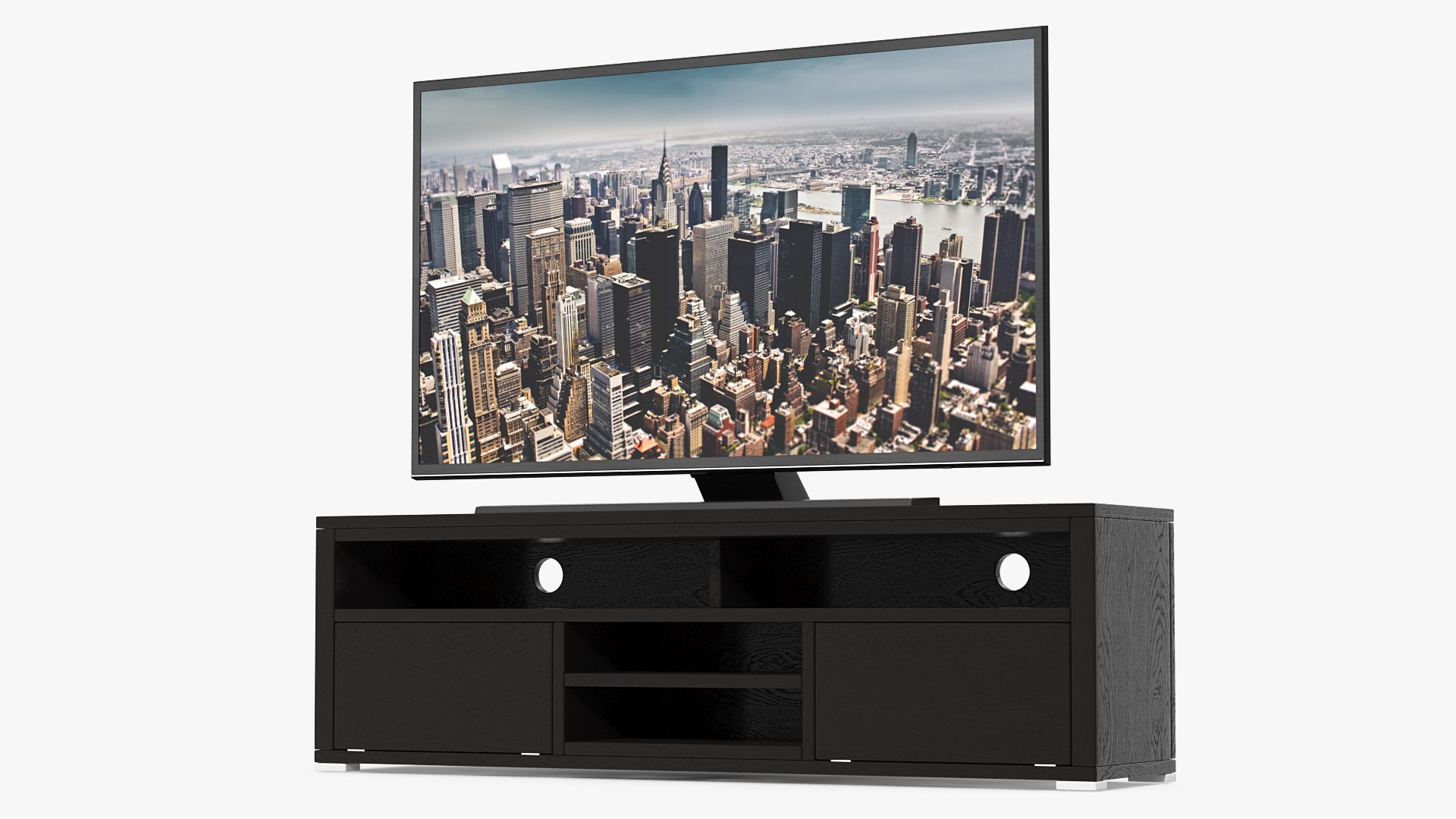 Modern TV Stand 3D model preview