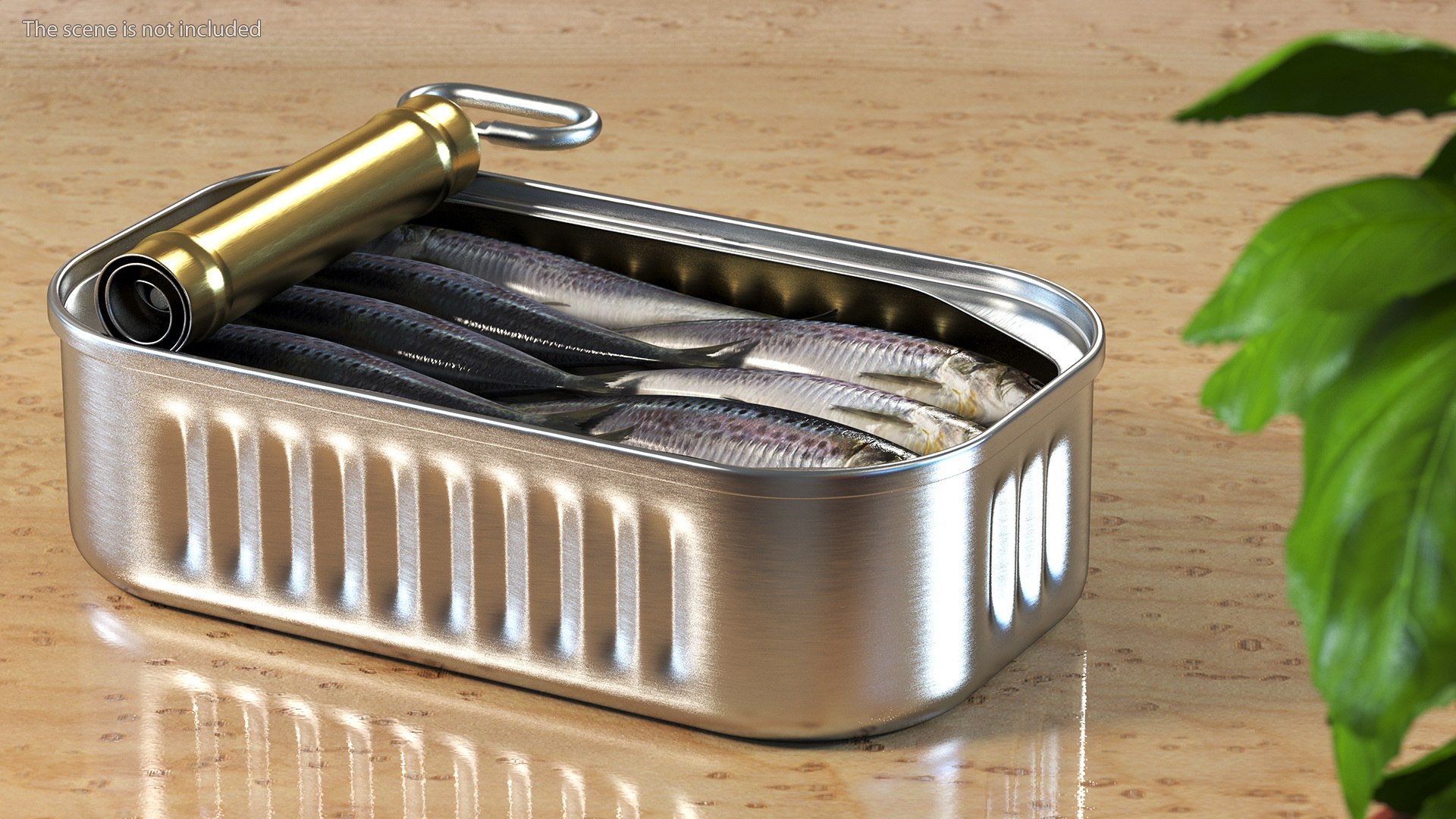 Canned Sardine Opened With Twist Key 3D Model - TurboSquid 1816844