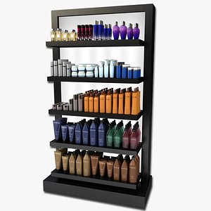 3ds cosmetic display rack