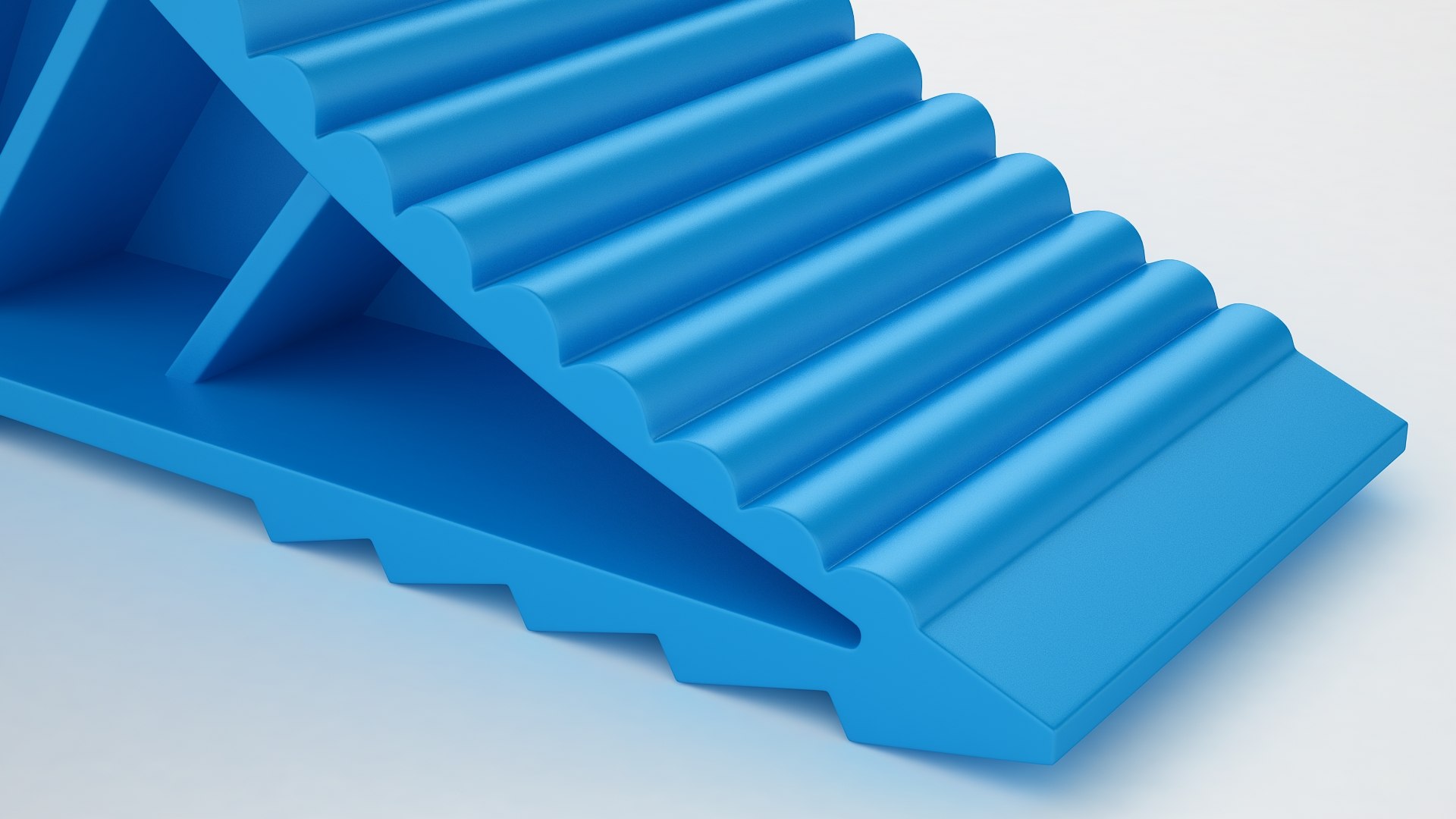 3D Plastic Rubber Trailer Wheel Chock 02 Model - TurboSquid 2023655