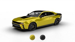 3D Dodge Charger Super Bee Launch Edition 2027 3d model