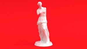 Venus de Milo Low Poly Stylized