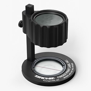 Sirchie Forensic Fingerprint Magnifier Black
