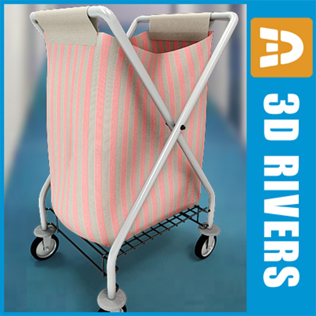 3d Laundry Cart