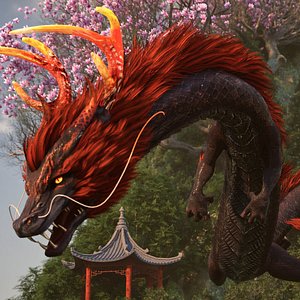 3D Dragon-B2 model