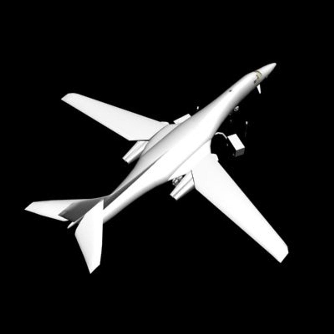 3ds Max B1 Lancer Bomber