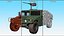 Military Humvee with Mounted Weapon System