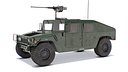 Military Humvee with Mounted Weapon System