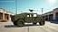 Military Humvee with Mounted Weapon System