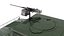 Military Humvee with Mounted Weapon System