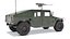 Military Humvee with Mounted Weapon System