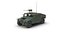 Military Humvee with Mounted Weapon System