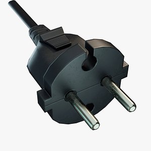 3D European Electrical Plug Type C