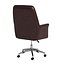 Leather chair on wheels BT-444-Mid