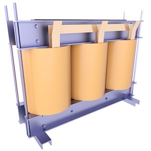 3D Oil Immersed Core Transformer Low 3D Model 69