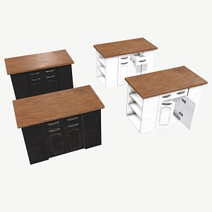 3D Kitchen Island