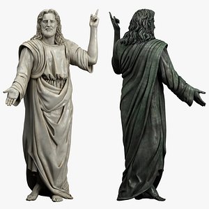 3d jesus statue