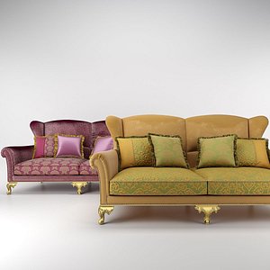 bruno zampa alexander sofa 3d 3ds