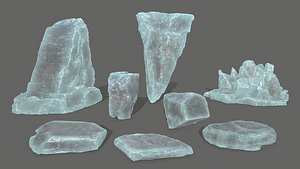 3D ice rock