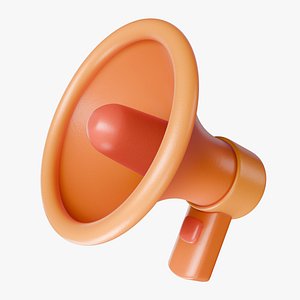 Toon Megaphone 3D model