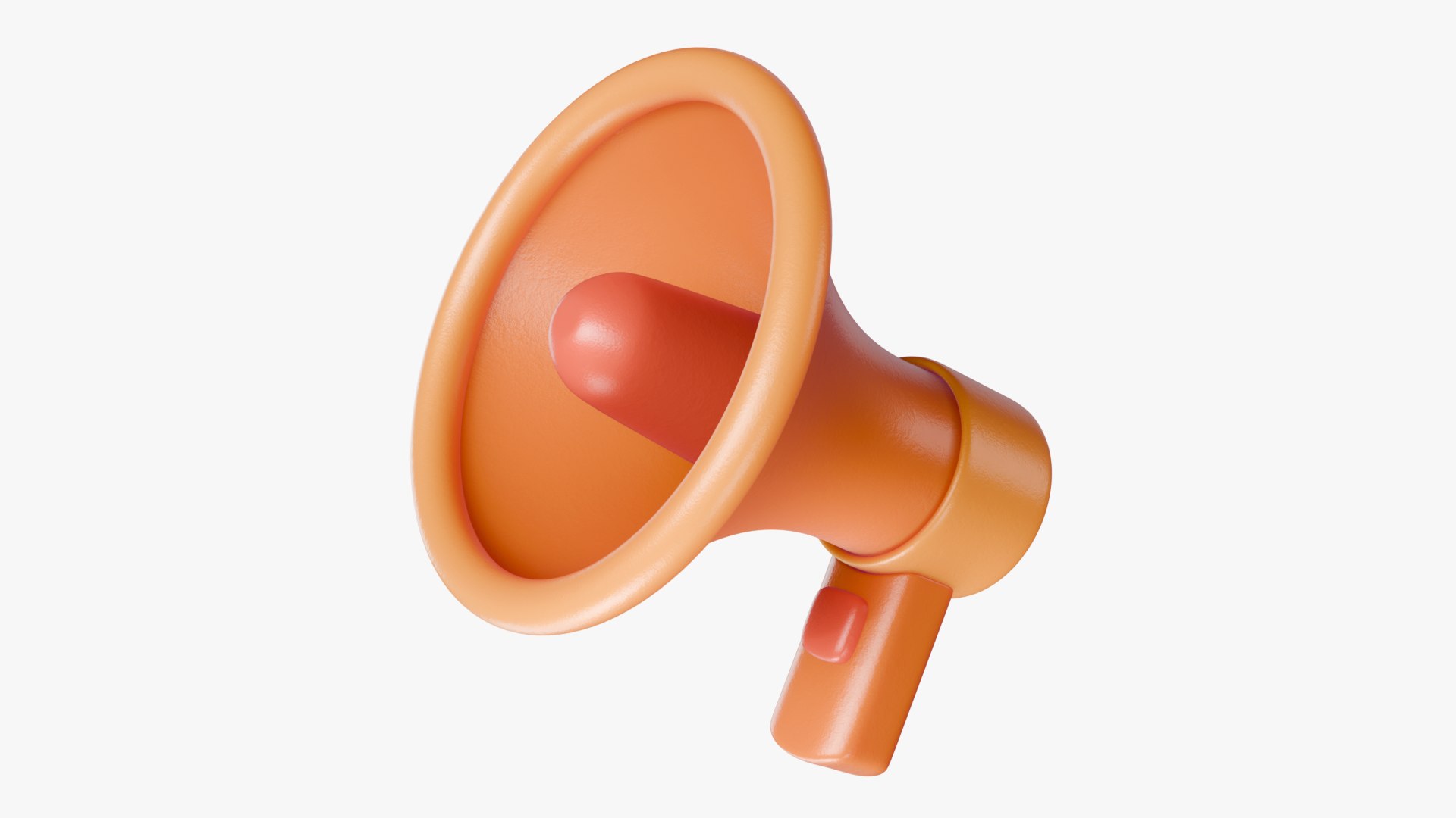 Toon Megaphone 3D Model - TurboSquid 2255877