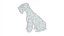 Figura de perro schnauzer
