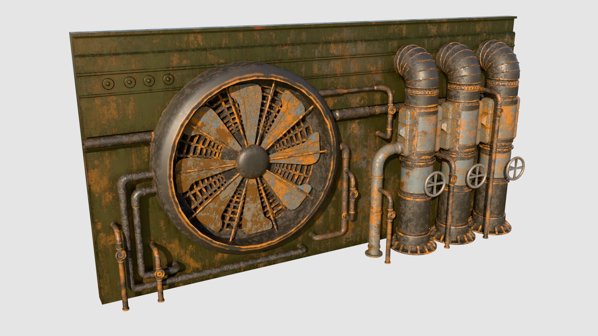 3D model Cyberpunk Industrial Modular Kitbash Set - Post-Apocalyptic Factory https://p.turbosquid.com/ts-thumb/OQ/pMu3TK/SW/cyberpunk18/jpg/1781705498/1920x1080/fit_q87/33d83e086babd8a6aabcb2d03d28d7f41c7b353c/cyberpunk18.jpg