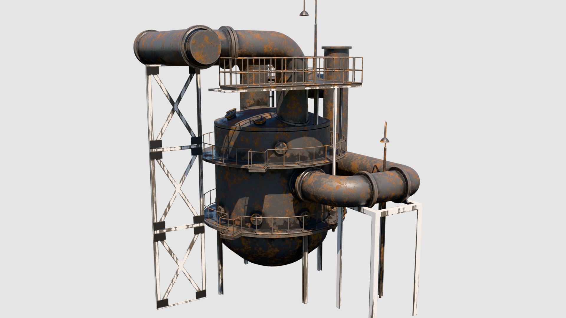 3D model Cyberpunk Industrial Modular Kitbash Set - Post-Apocalyptic Factory https://p.turbosquid.com/ts-thumb/OQ/pMu3TK/fB/cyberpunk08/jpg/1781705443/1920x1080/fit_q87/6ba198b01a8e260769854fc7fe3430adaae027d7/cyberpunk08.jpg
