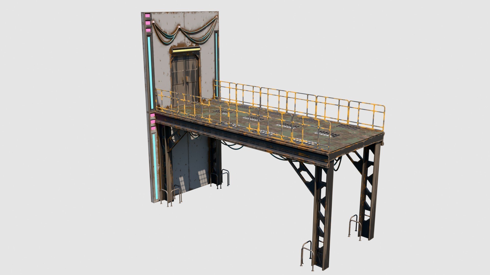 3D model Cyberpunk Industrial Modular Kitbash Set - Post-Apocalyptic Factory https://p.turbosquid.com/ts-thumb/OQ/pMu3TK/fn/cyberpunk06/jpg/1781705424/1920x1080/fit_q87/30eaaefcb32ddd4c4678327663e87e5da2b3790b/cyberpunk06.jpg
