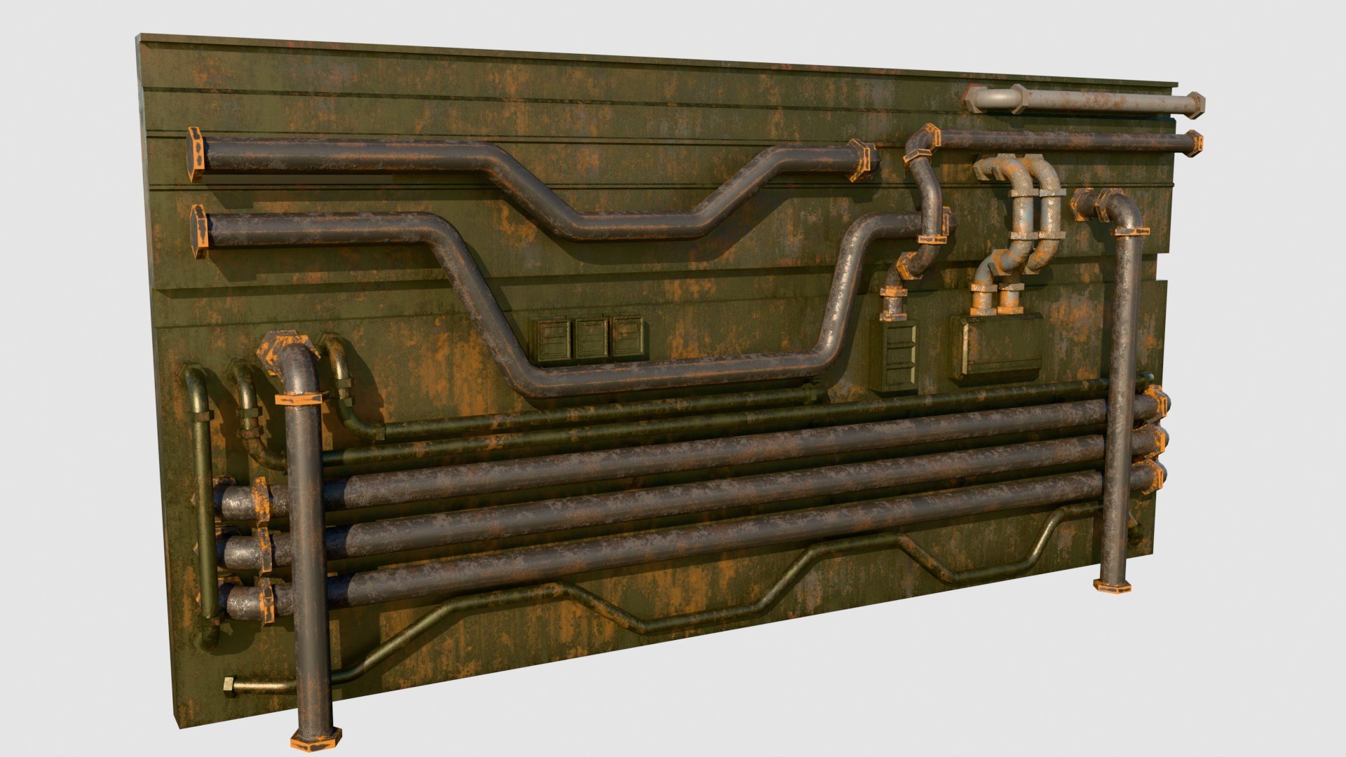 3D model Cyberpunk Industrial Modular Kitbash Set - Post-Apocalyptic Factory https://p.turbosquid.com/ts-thumb/OQ/pMu3TK/gC/cyberpunk19/jpg/1781705498/1920x1080/fit_q87/8627f212ceda7b78aeca1a1aa4b82a4e7cd09b26/cyberpunk19.jpg