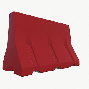 mapped roadblock 3D model