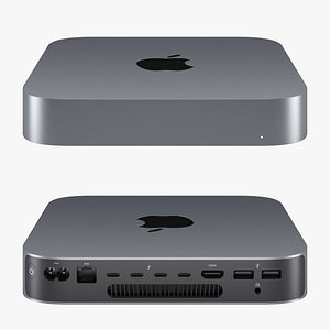 apple mac mini 2018 3D model