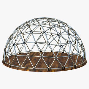 Geodesic Dome V4 3D model