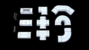 Modular Duct Pack Sci-fi