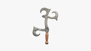 Mboum Ha Sceptre Throwing Knife