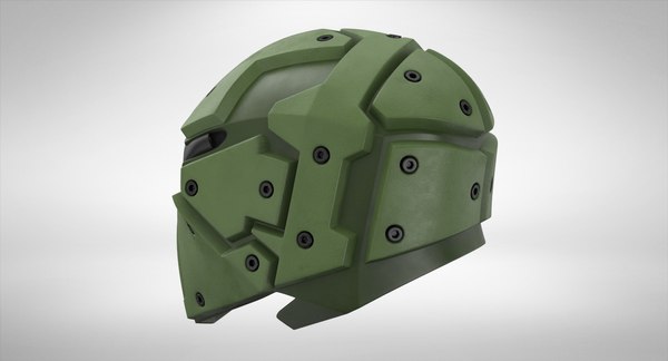 3D model kevlar tactical mask olive - TurboSquid 1334447